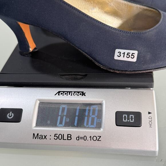 Salvatore Ferragamo Pumps Womens Size 7 4A Black Almond Toe Suede Stiletto Heels - Picture 11 of 11